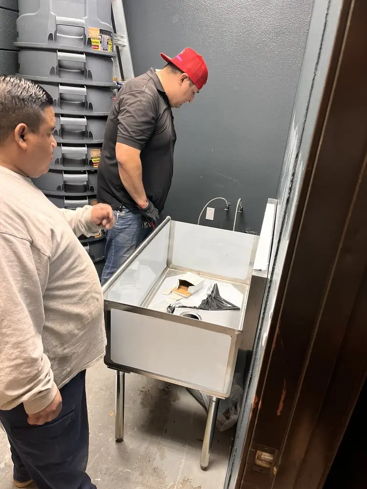 Commercial plumbing and sink installation in Yerington